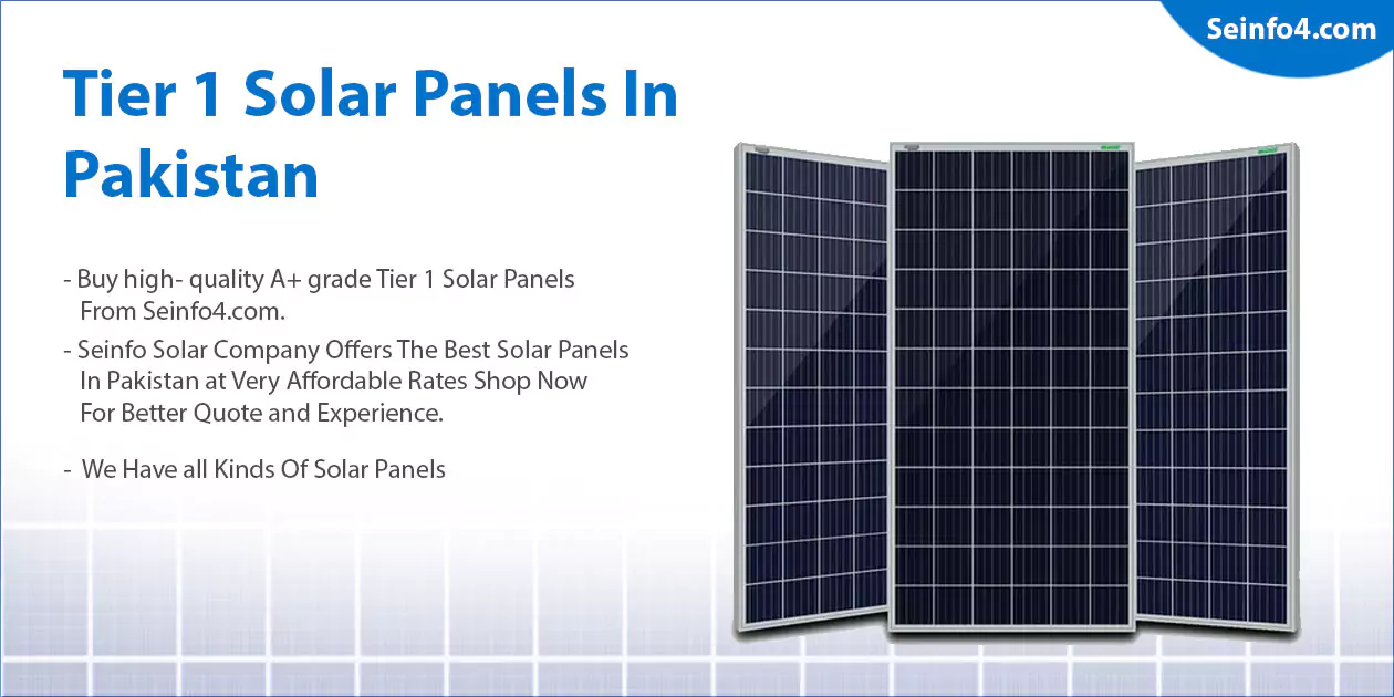 Top 10 Tier 1 Solar Panels In Pakistan